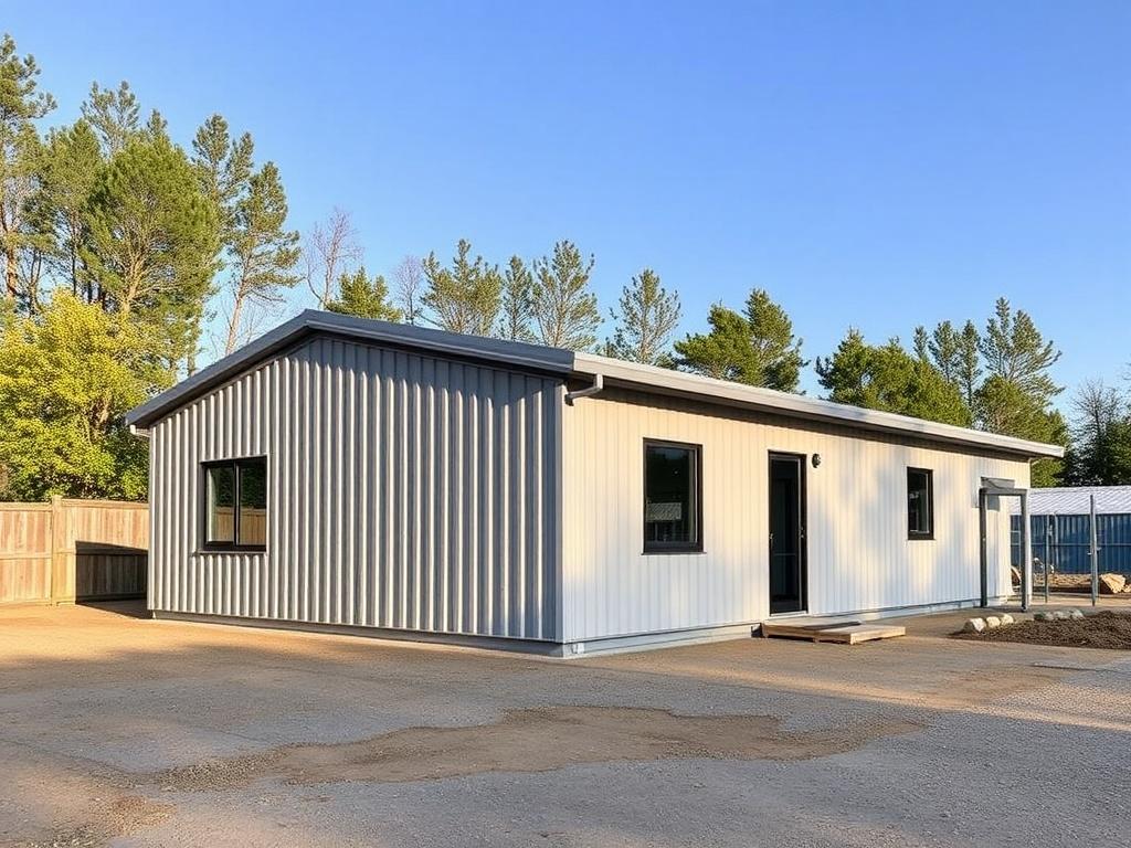 Modular building made to order for construction site Modular building made to order for construction siteфото