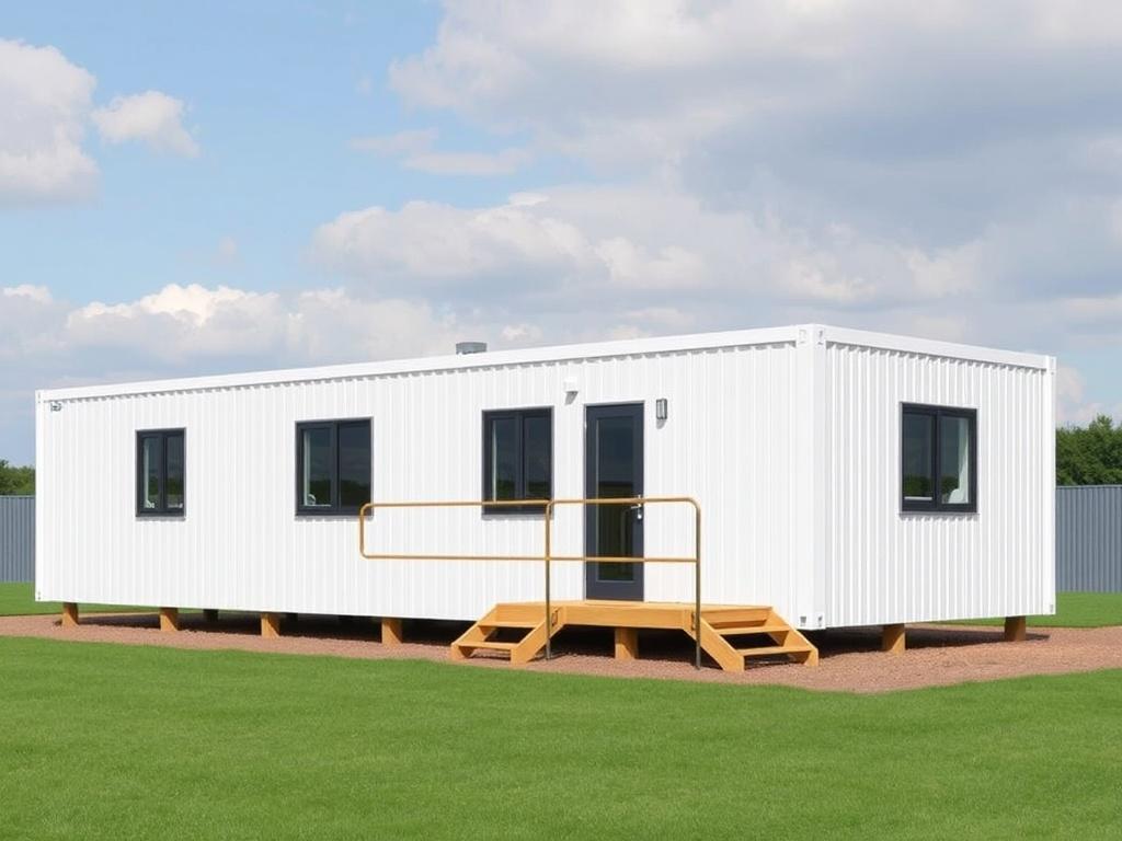 Modular building made to order for construction site Modular building made to order for construction siteфото